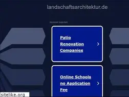 Sites similar to landschaftsarchitektur.de
