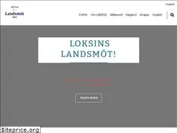 Sites similar to landsmot.is