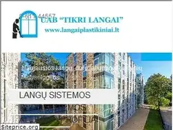 Sites similar to langaiplastikiniai.lt