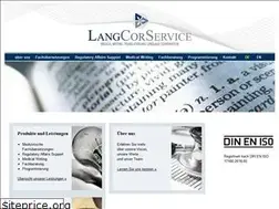 Sites similar to langcor.de