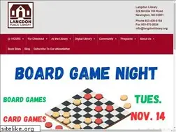 Sites similar to langdonlibrary.org