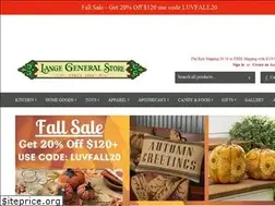 Sites similar to langegeneralstore.com
