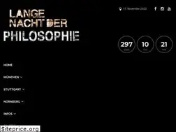 Sites similar to langenachtderphilosophie.de