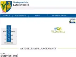 Sites similar to langenrohr.gv.at