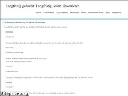 Sites similar to langfristig-gedacht.de