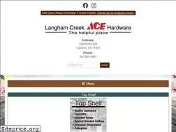 Sites similar to langhamcreekace.com