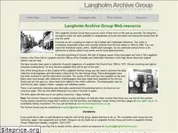 Sites similar to langholmarchive.com