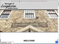 Sites similar to langhorneborough.com