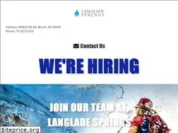Sites similar to langladesprings.com