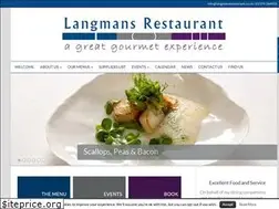 Sites similar to langmansrestaurant.co.uk