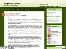 Sites similar to langsamerleben.wordpress.com