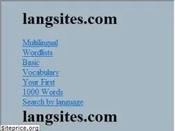 Sites similar to langsites.com