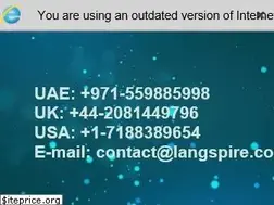 Sites similar to langspire.net