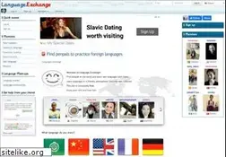 Sites similar to language.exchange