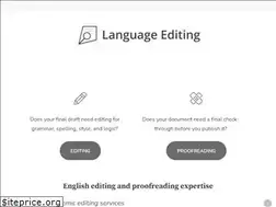 Sites similar to languageediting.com