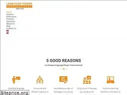Sites similar to languagepower.no