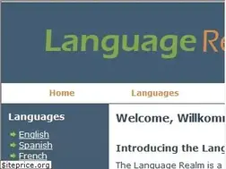 Sites similar to languagerealm.com