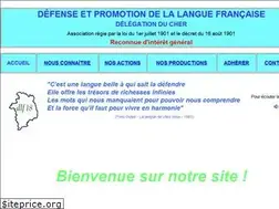 Sites similar to langue-francaise-cher.fr