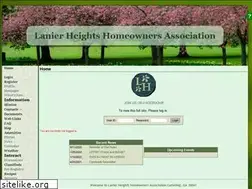 Sites similar to lanierheightshoa.com
