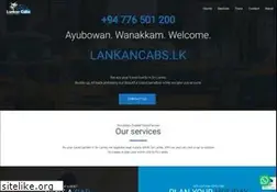 Sites similar to lankancabs.lk