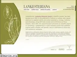 Sites similar to lankesteriana.org