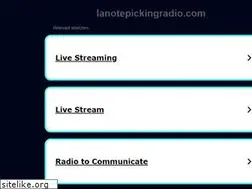 Sites similar to lanotepickingradio.com