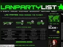 Sites similar to lanpartylist.com
