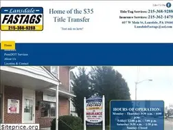 Sites similar to lansdalefastags.com