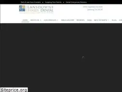 Sites similar to lansdownefamilydental.com