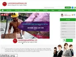 Sites similar to laodongxuatkhau.vn