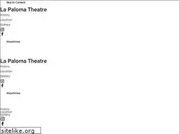 Sites similar to lapalomatheatre.com