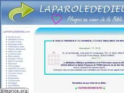 Sites similar to laparolededieu.com