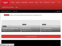 Sites similar to lapatrienews.com