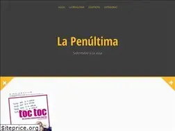 Sites similar to lapenultima.org