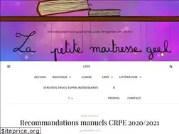 Sites similar to lapetitemaitressegeek.fr