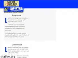 Sites similar to lapietracontracting.com