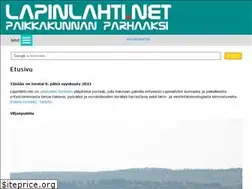 Sites similar to lapinlahti.net