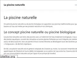 Sites similar to lapiscinenaturelle.com