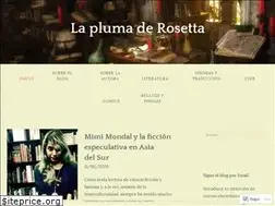 Sites similar to laplumaderosetta.wordpress.com