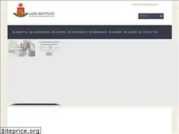 Sites similar to lapoinstitute.org
