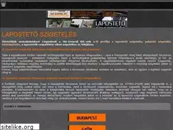 Sites similar to lapostetoszigeteles.eu