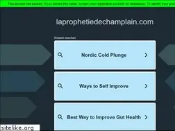 Sites similar to laprophetiedechamplain.com