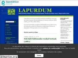 Sites similar to lapurdum.revues.org