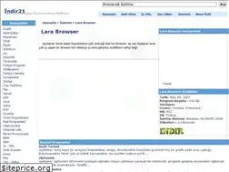 Sites similar to lara-browser-indir.indir21.com