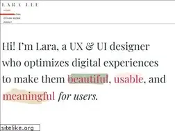 Sites similar to laralee.design