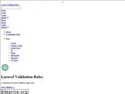 Sites similar to laravel-validation-rules.github.io