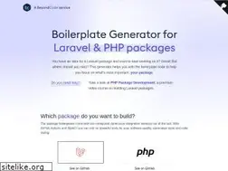 Sites similar to laravelpackageboilerplate.com