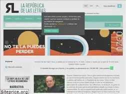 Sites similar to larepublicadelasletras.es
