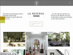 Sites similar to lareservavedado.com
