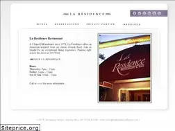 Sites similar to laresidencedining.com